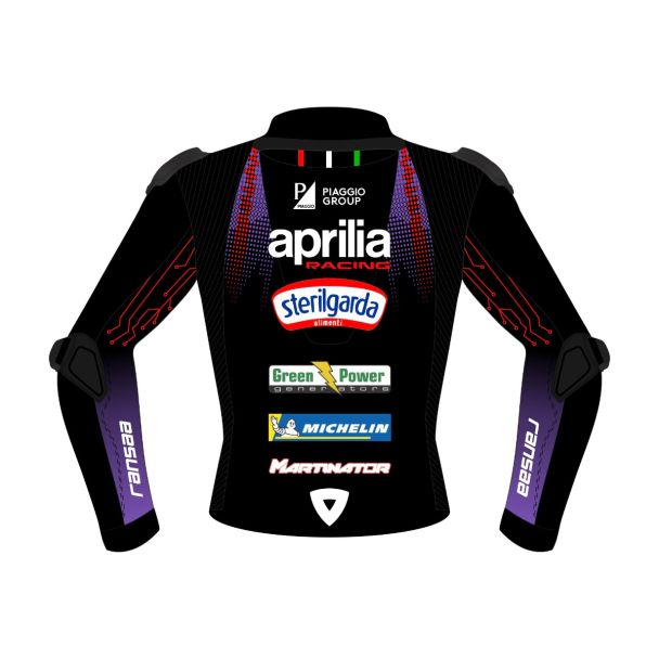 Aprilia Motorcycle Jacket Jorge Martin MotoGP 2026 Back View