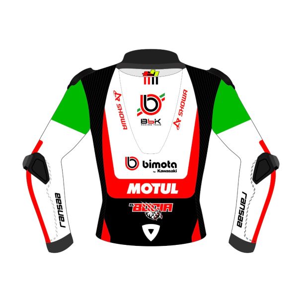 Axel Bassani WSBK Jacket Bimota By Kawasaki Racing Team 2026 Back View