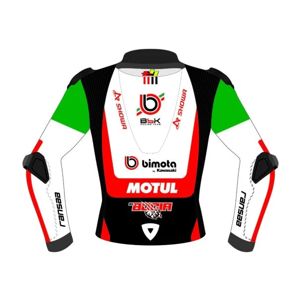 Axel Bassani WSBK Jacket Bimota By Kawasaki Racing Team 2026 Back View