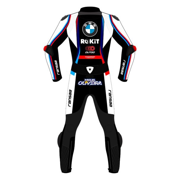 BMW Biker Suit Miguel Oliveira WSBK 2026 Back View