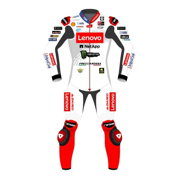 motorcycle suit white