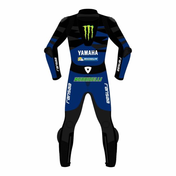 Franco Morbidelli MotoGP Monster Energy Motorcycle One Piece Race Suit 2023 Back