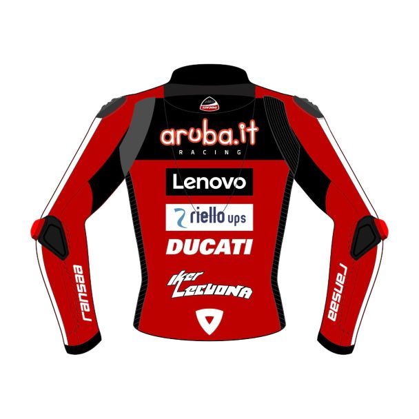 Iker Lecuona WSBK Jacket Aruba .it Ducati 2026 Back View