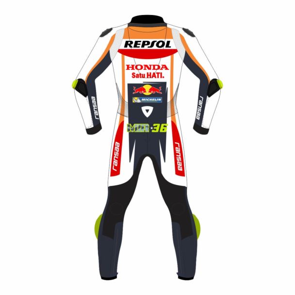 Repsol Honda Racing Suit - Joan Mir Suit MotoGP 2023 Back
