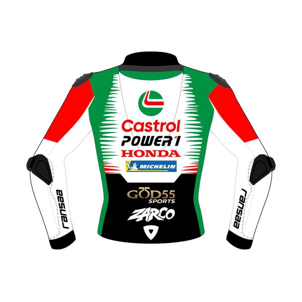 Johann Zarco Castrol Jacket Honda LCR MotoGP 2026 Back View