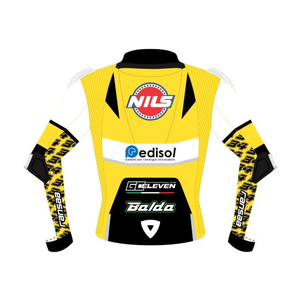 Lorenzo Baldassarri Jacket Team Go Eleven Ducati WSBK 2026 Back View