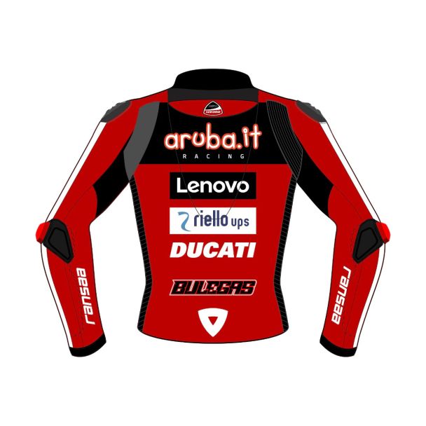 Nicolo Bulega Ducati Jacket Aruba .it WSBK 2026 Back View