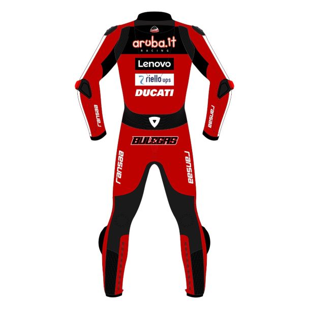 Nicolo Bulega WSBK Suit Aruba.it Ducati 2026 Back View