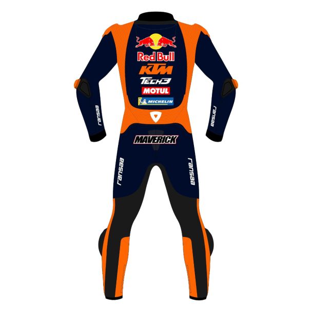 red bull leather suit