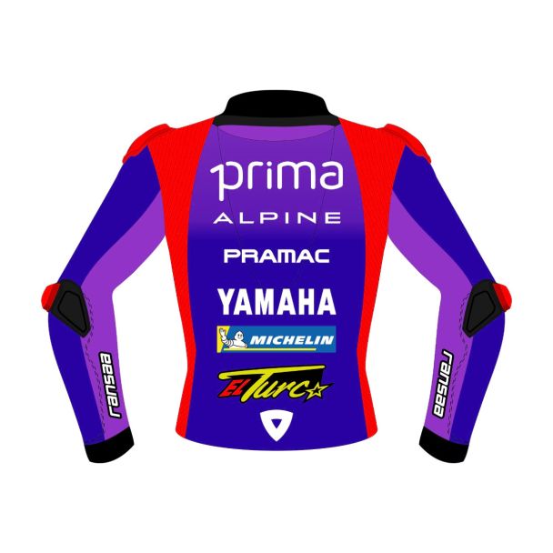 Yamaha Racing Jacket Toprak Razgatlioglu Prima Pramac MotoGP 2026 Back View