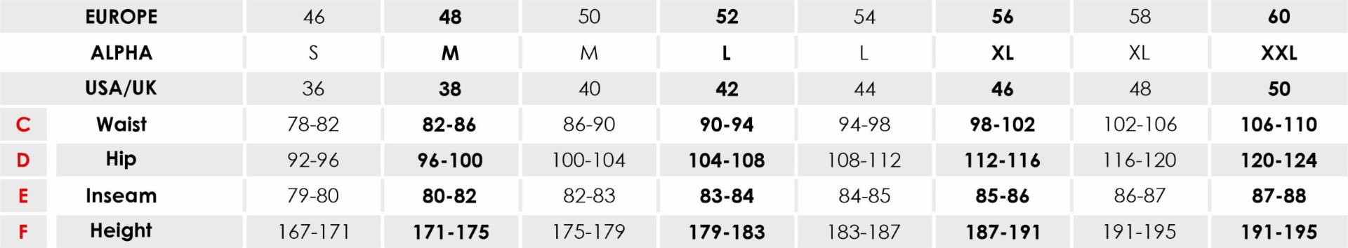 ransaa men's pants size